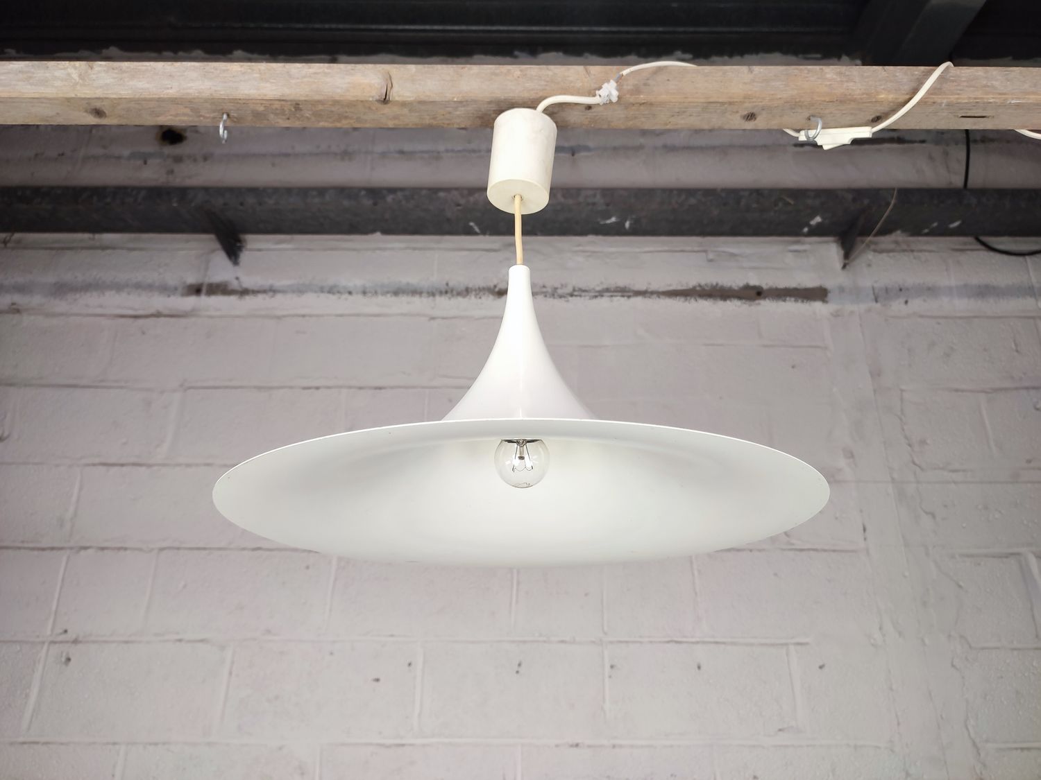 Vintage witch&#39;s hat pendant lamp