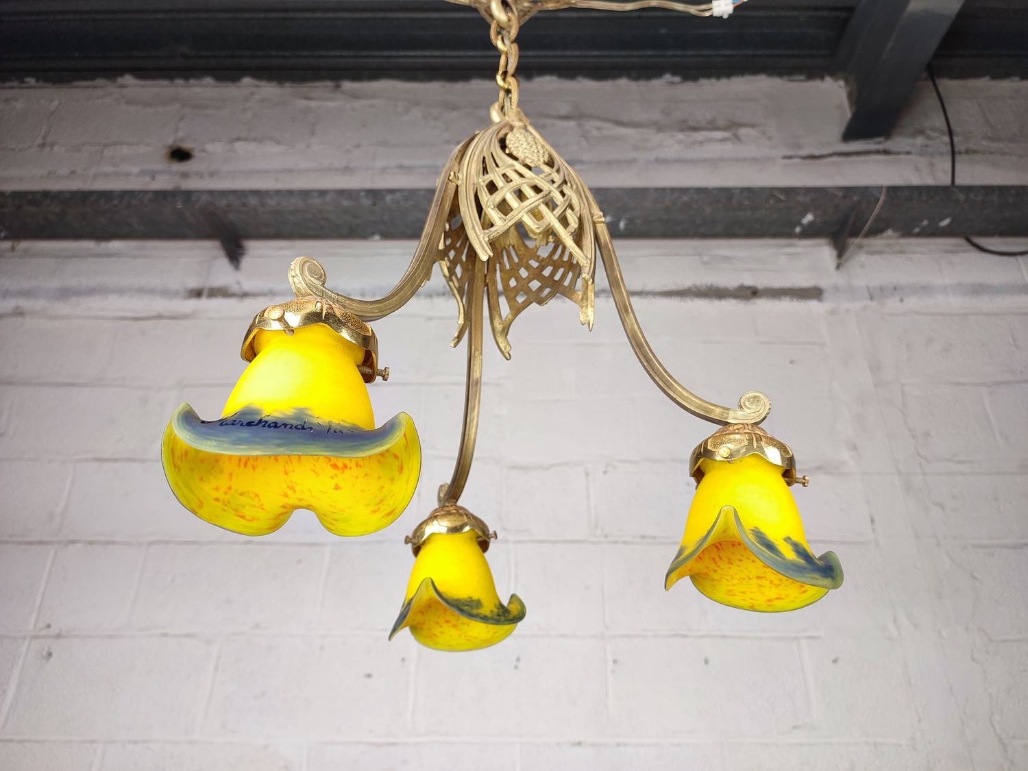 Marchand Paris glasspaste chandelier