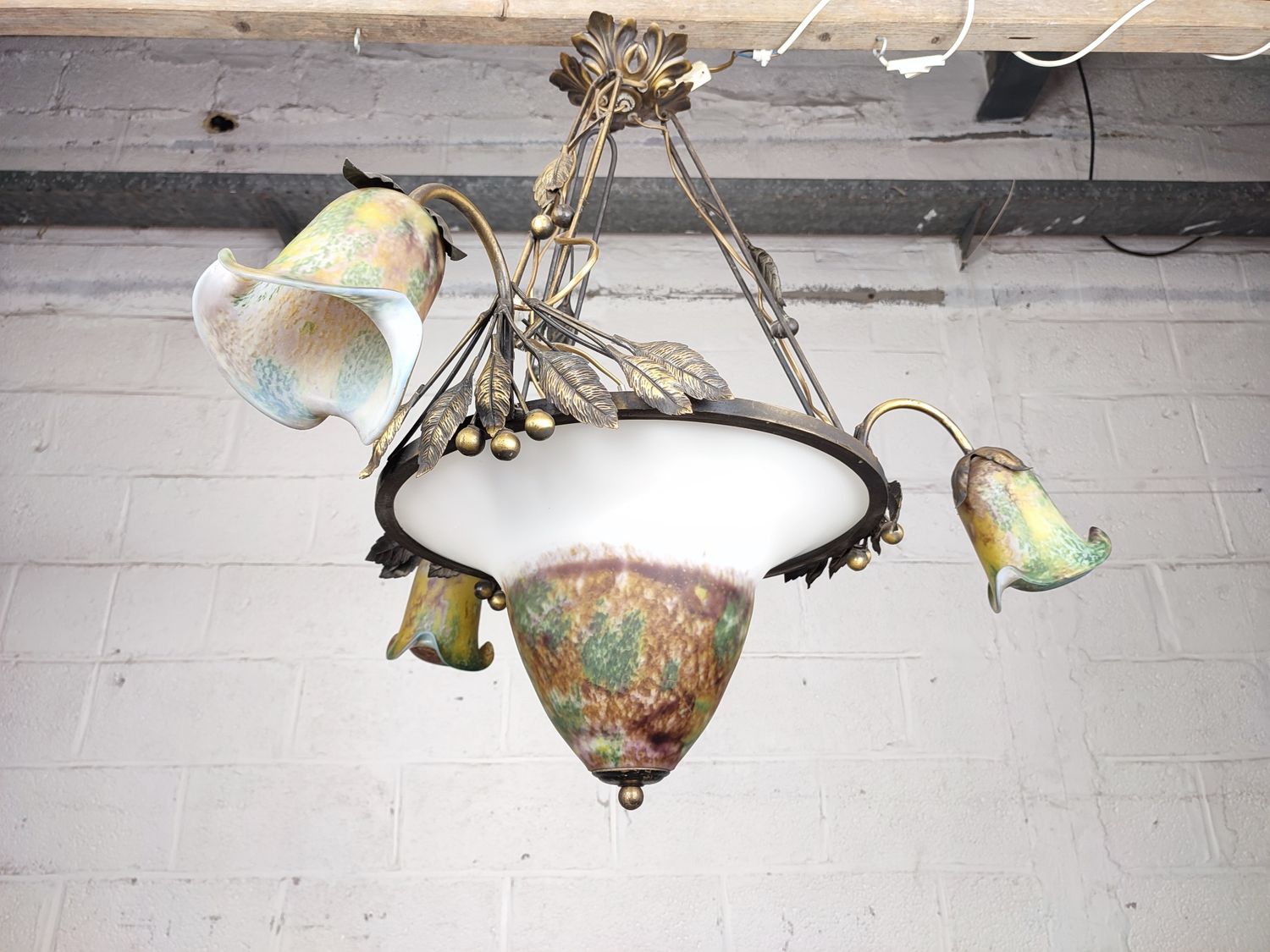 Tief glasspaste chandelier