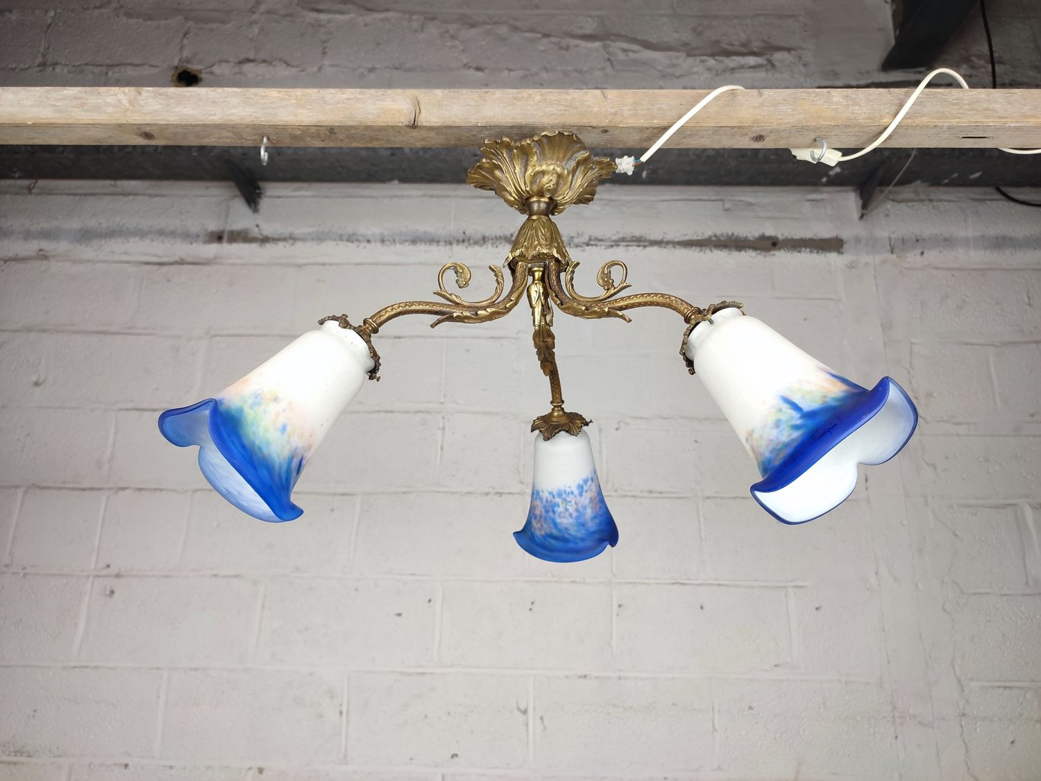 Glasspaste Le Verre Français lamp