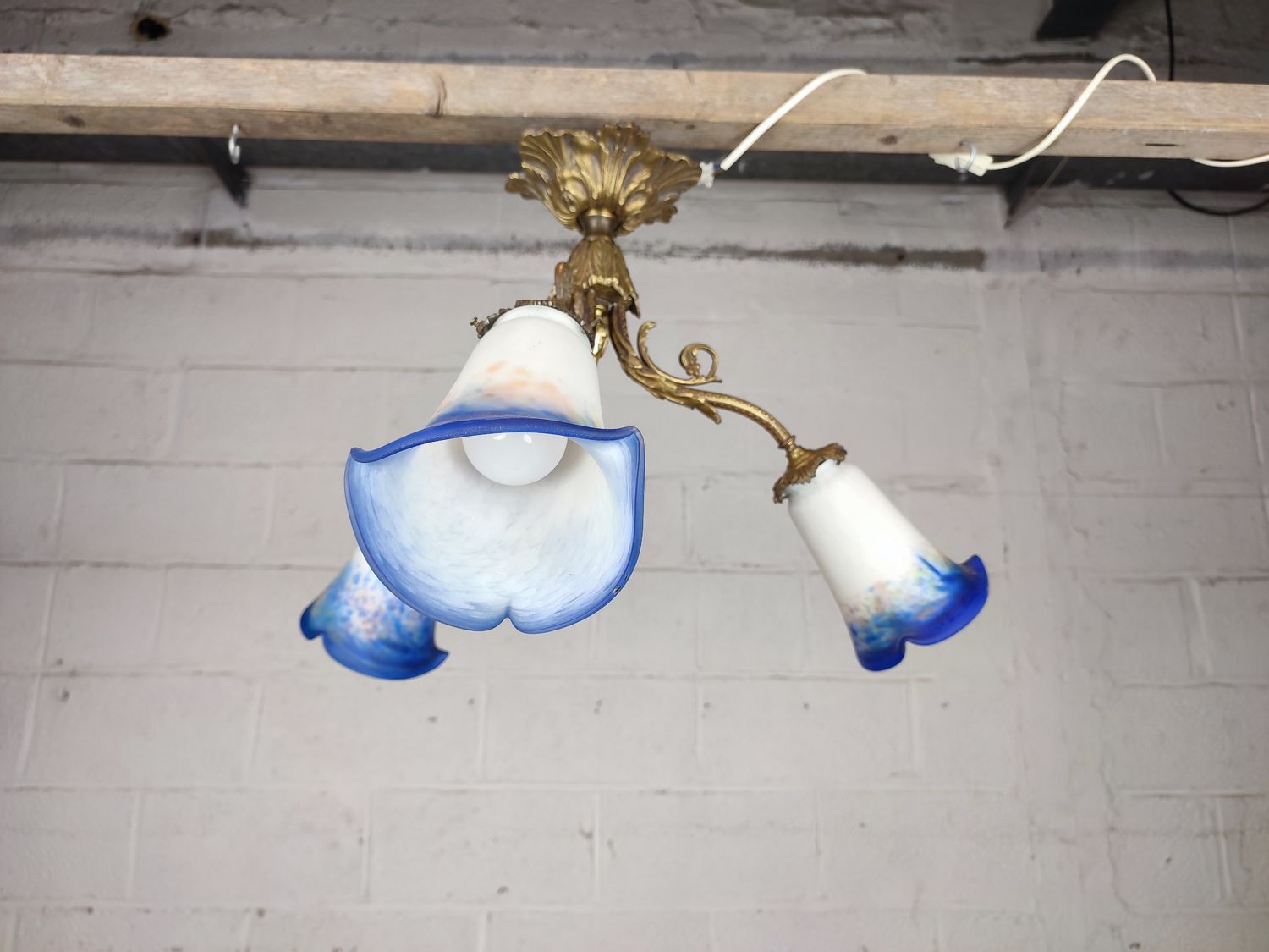 Glasspaste Le Verre Français lamp