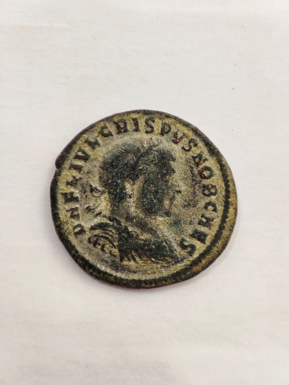 Romeinse munt Crispus 316 - 326 N.C.