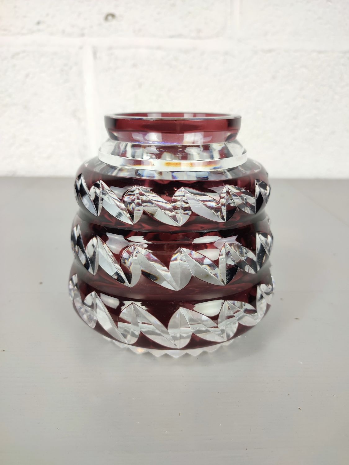 Crystal Val Saint Lambert / Charles Graffart vase