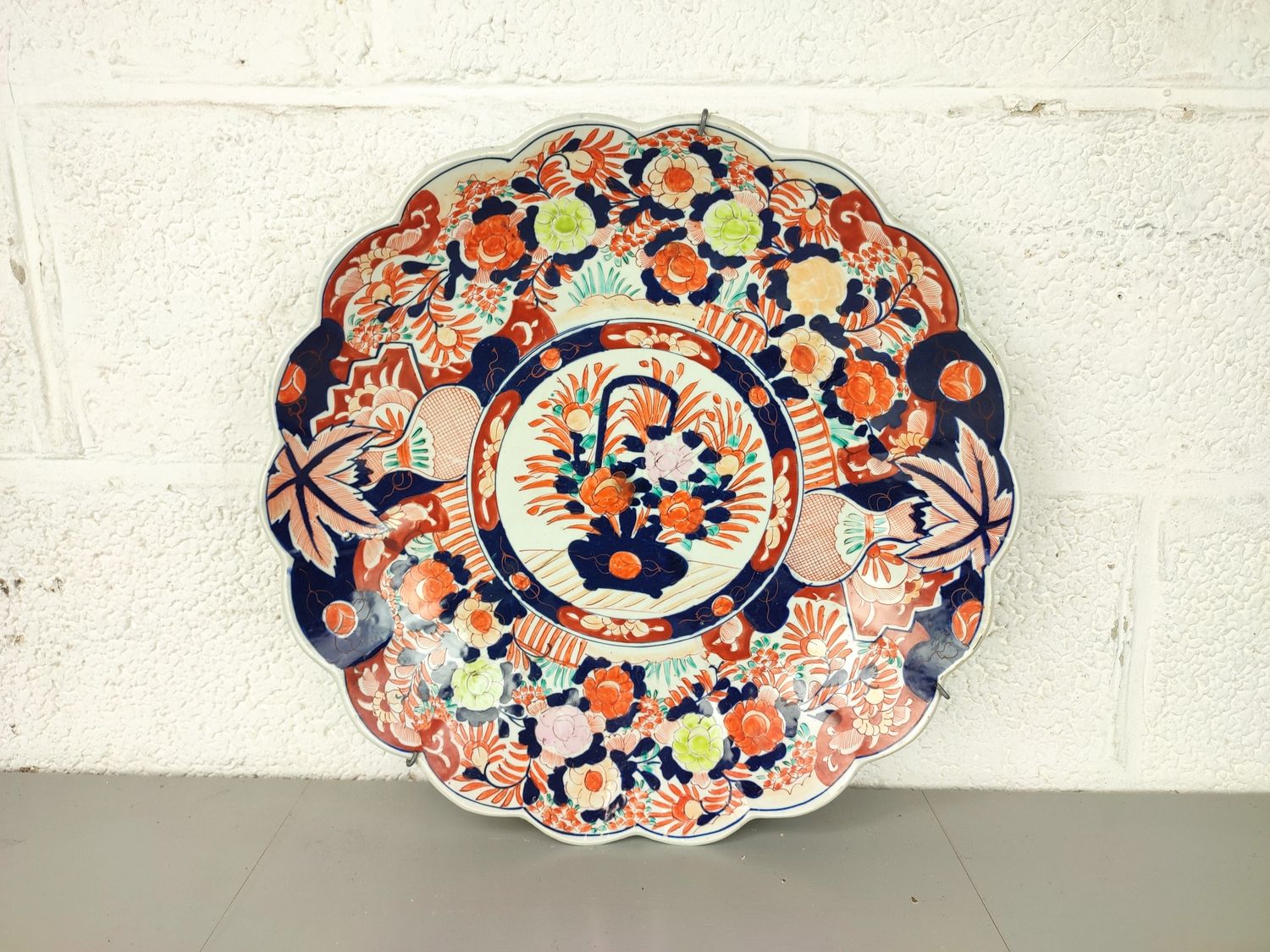 Large antique Imari plate