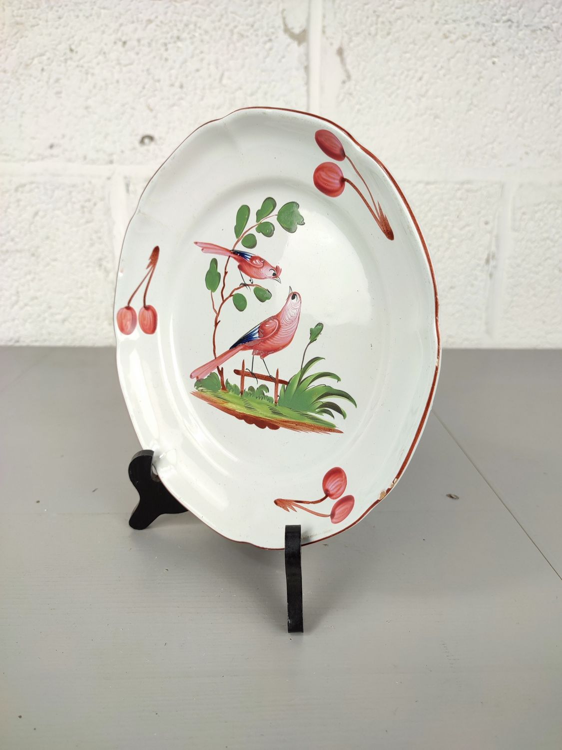 Antique plate Les Islettes Strasbourg 1st half 19th century