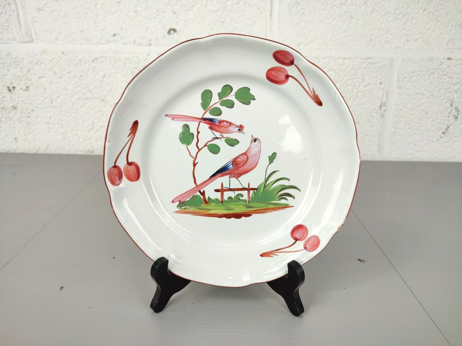 Antique plate Les Islettes Strasbourg 1st half 19th century