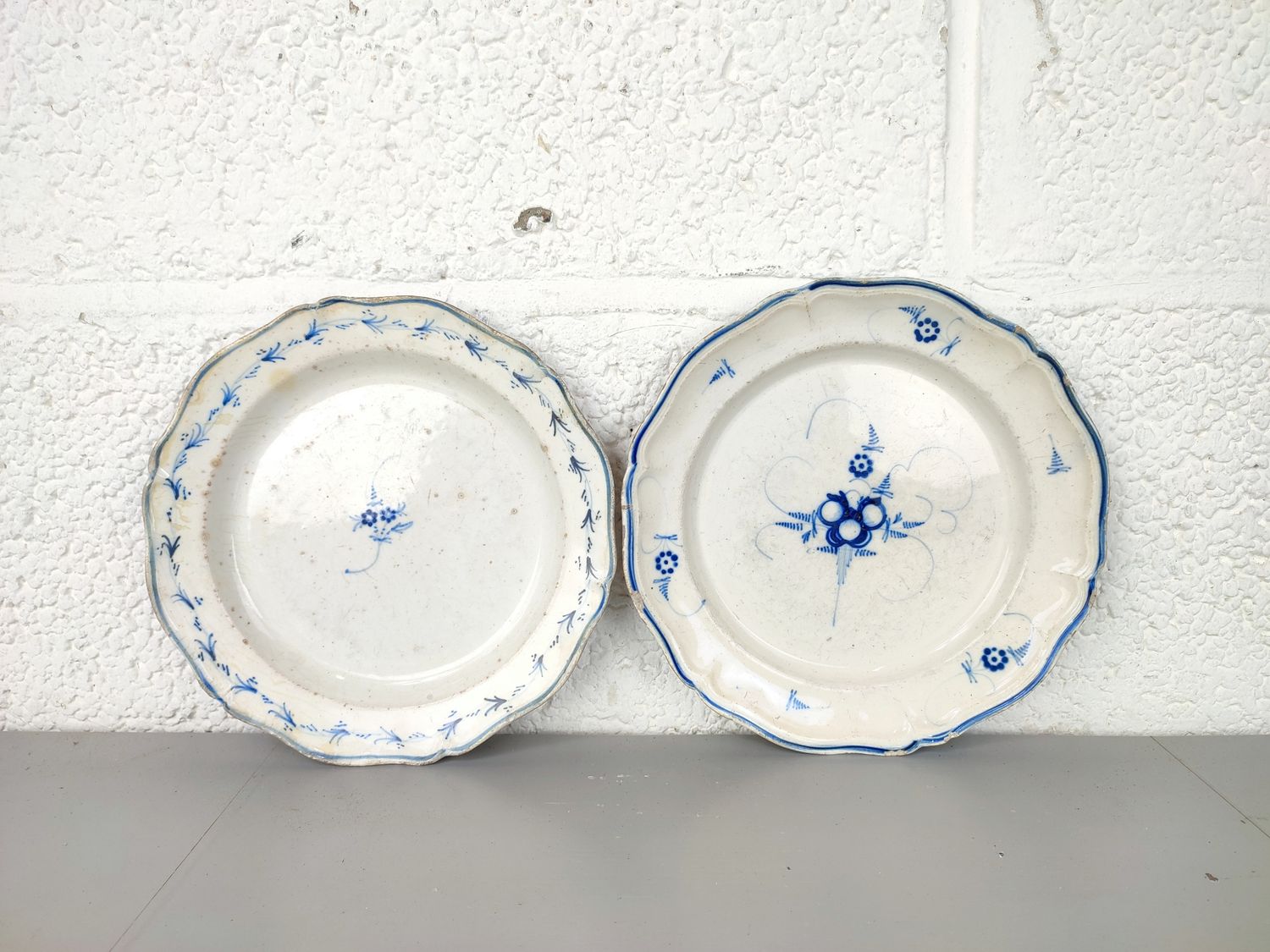 2 19th century plates Nimi