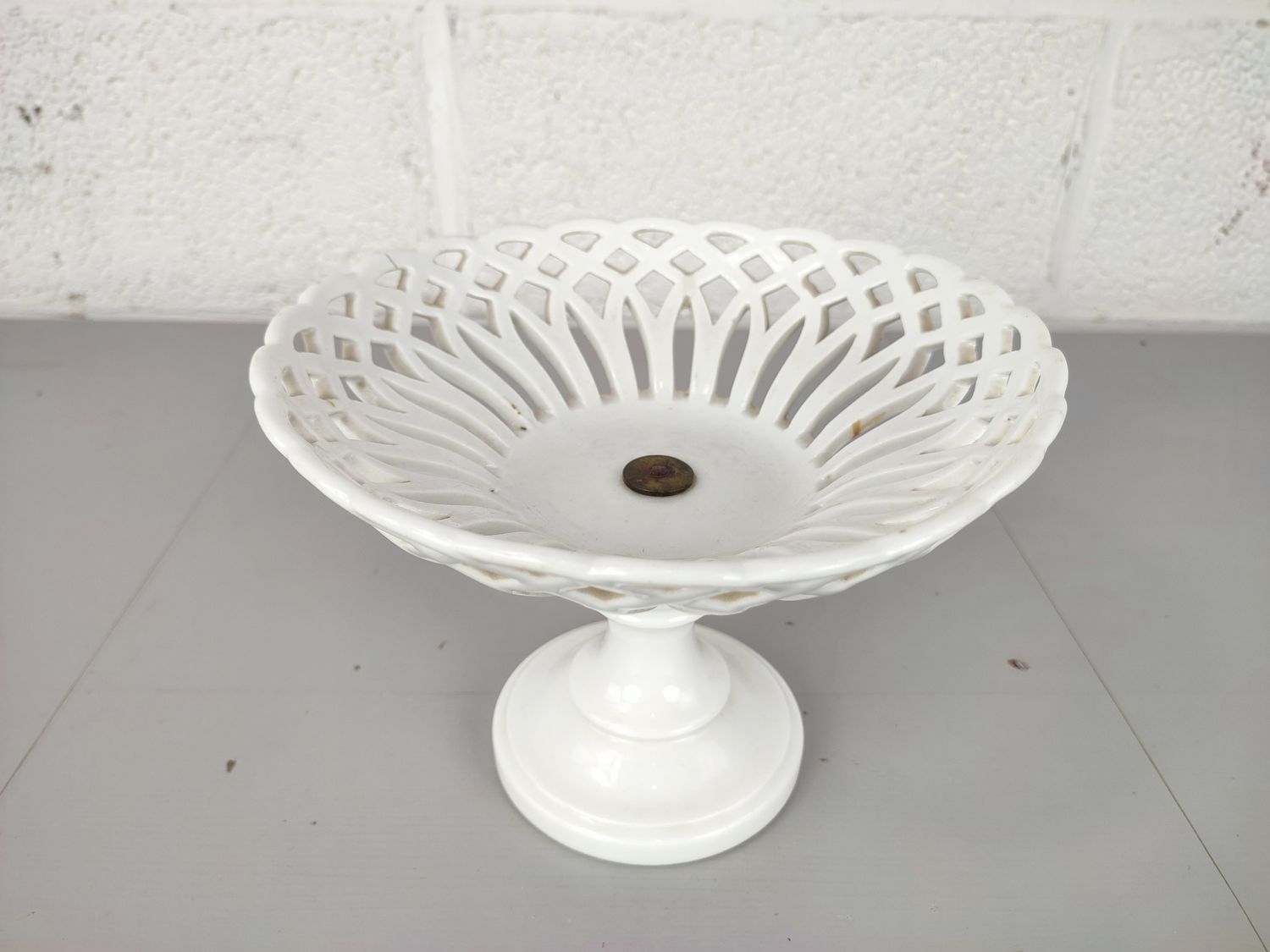 Antique French fruit bowl