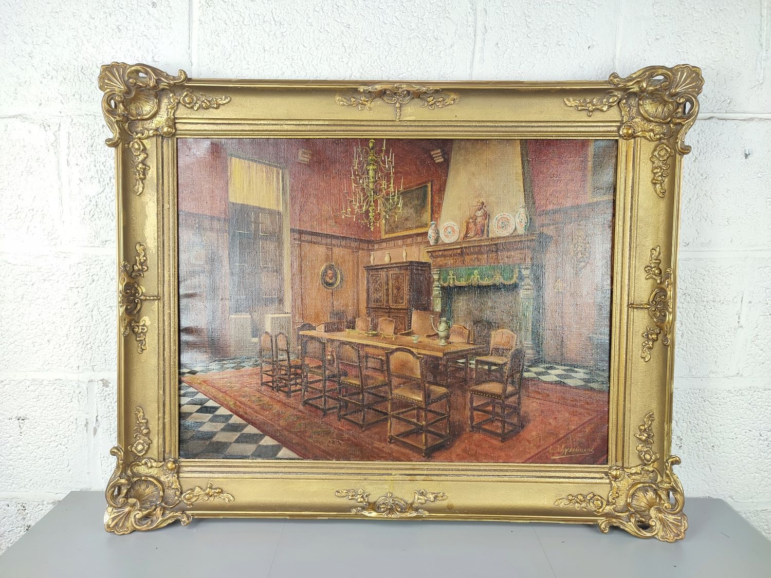 Louis Thysebaert - Interior painting