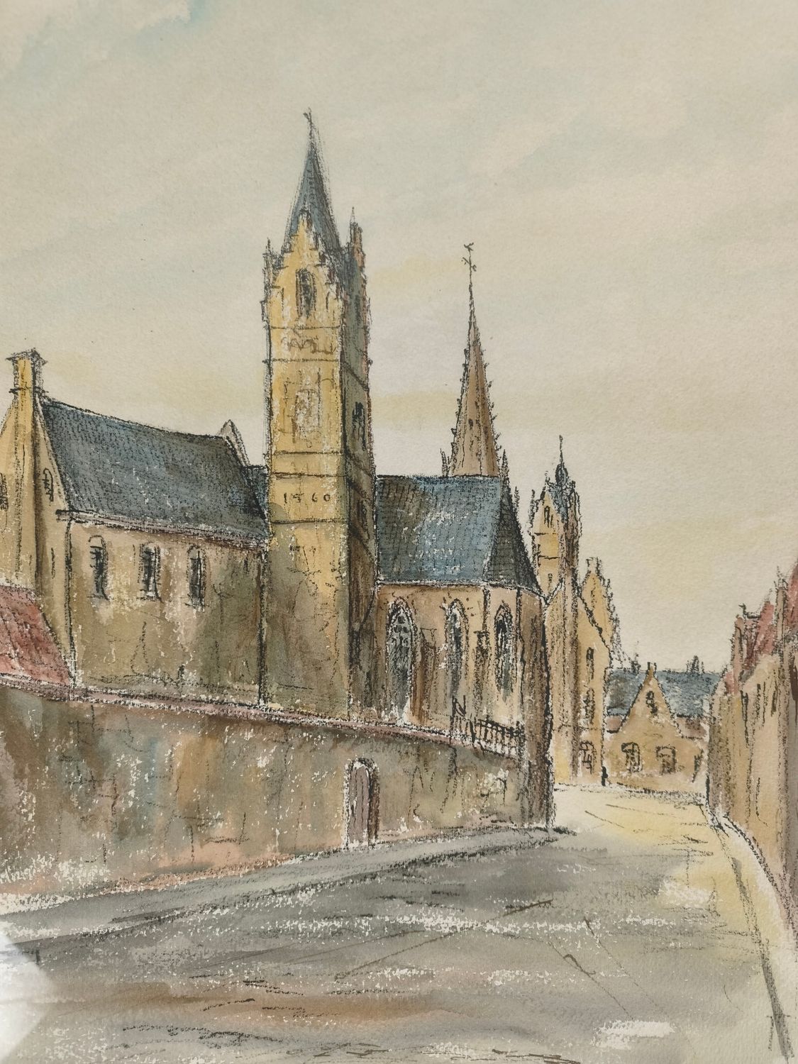 Georges Tahon - Watercolor - Newport center