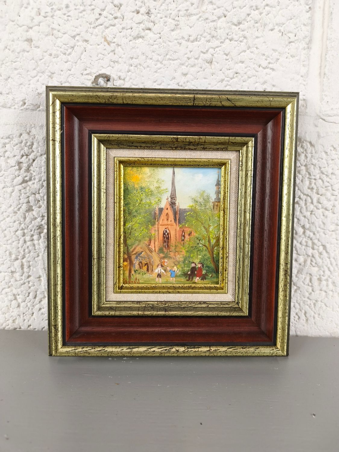 Georges Tahon - bSmall painting - Veurne