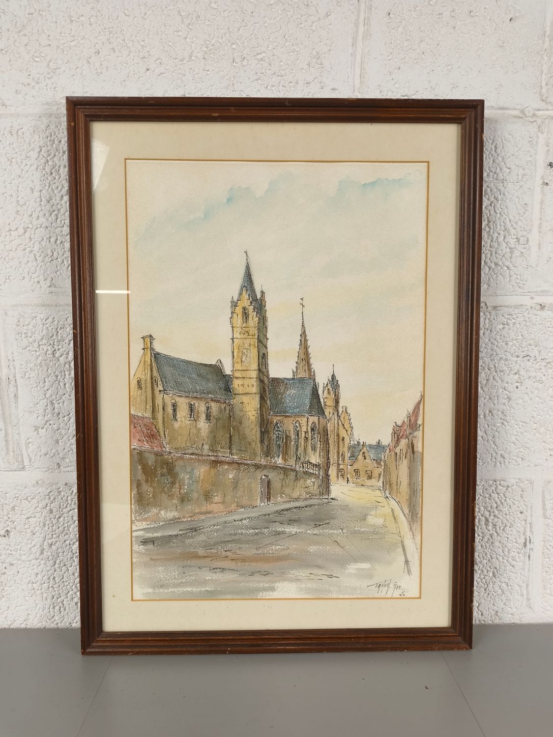 Georges Tahon - Watercolor - Newport center