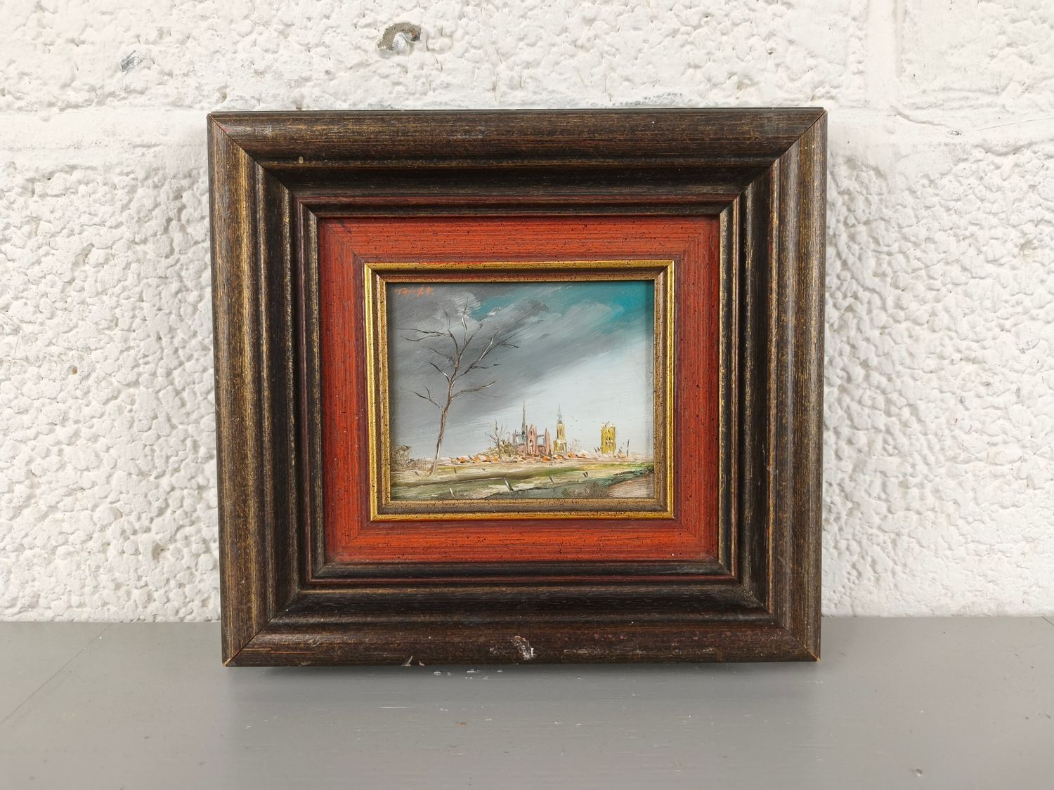 Georges Tahon - Small painting - Veurne