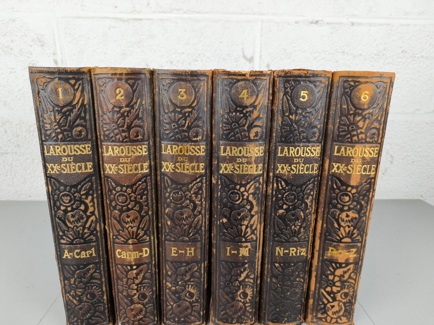 6 books Larousse 1928