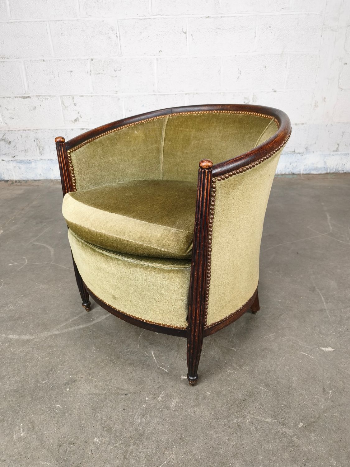 French art deco armchair