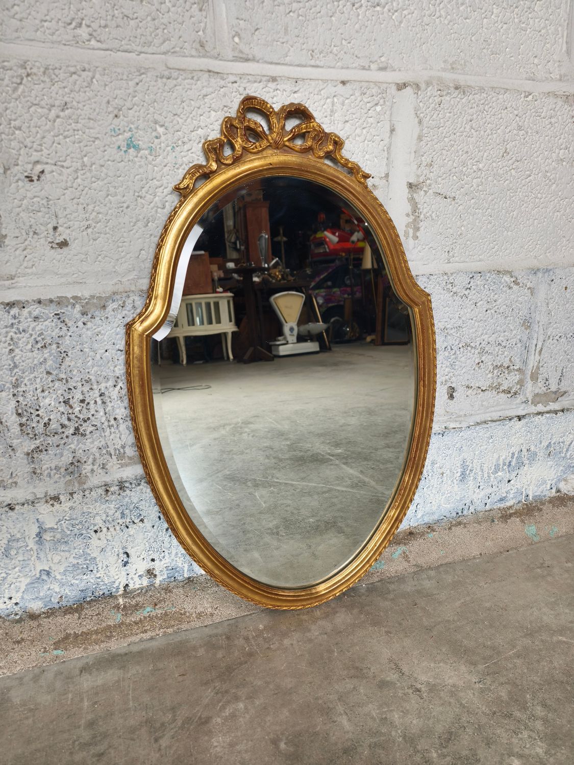 Gilded mirror Deknudt