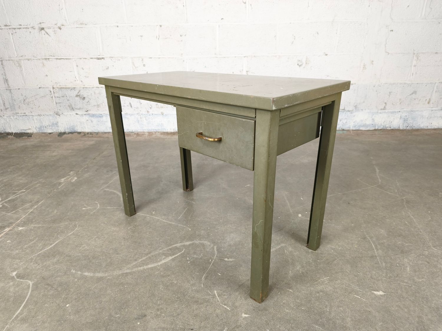 Small metal desk