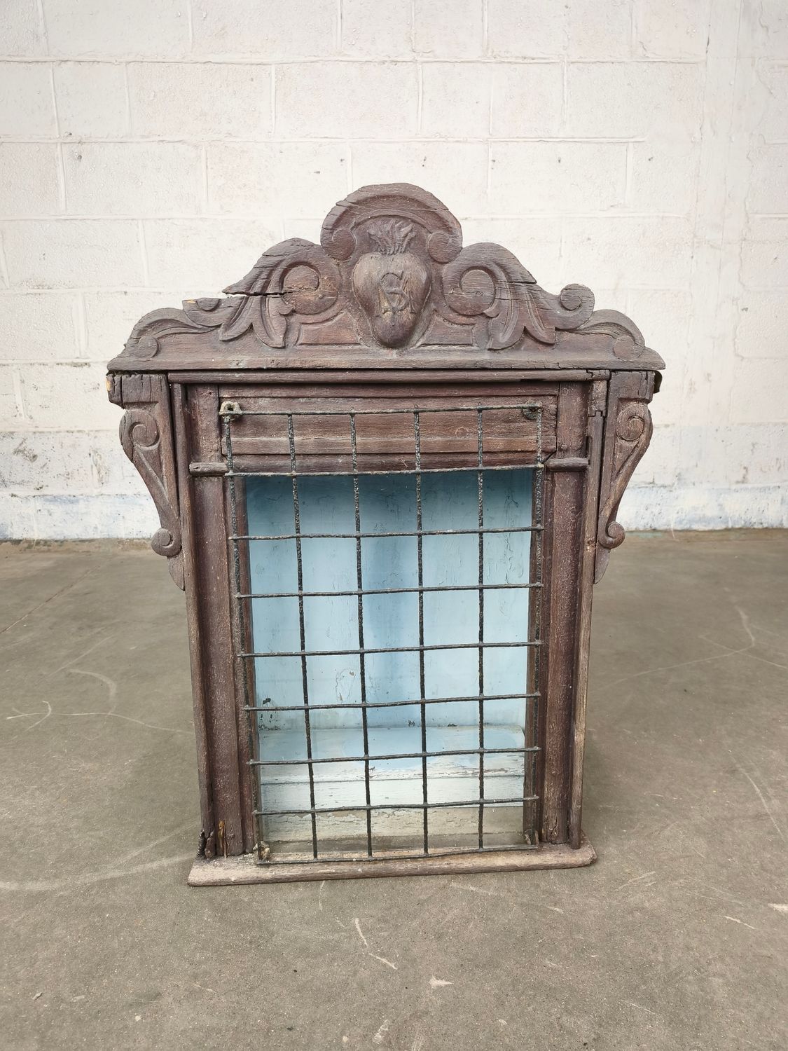 Antique wooden chapel from Bruges