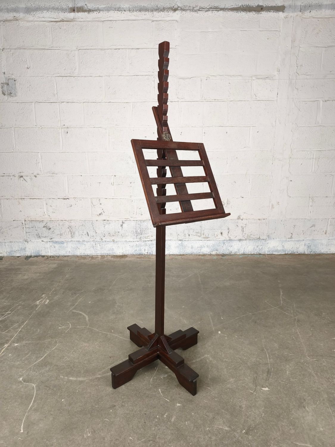 Large wooden music stand