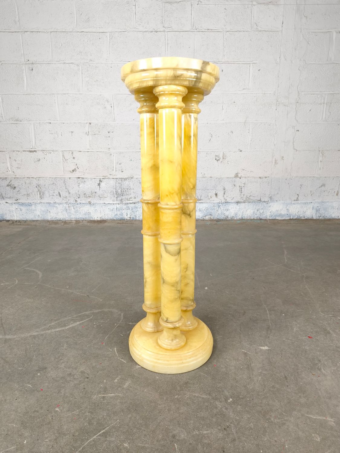 Large alabaster stand