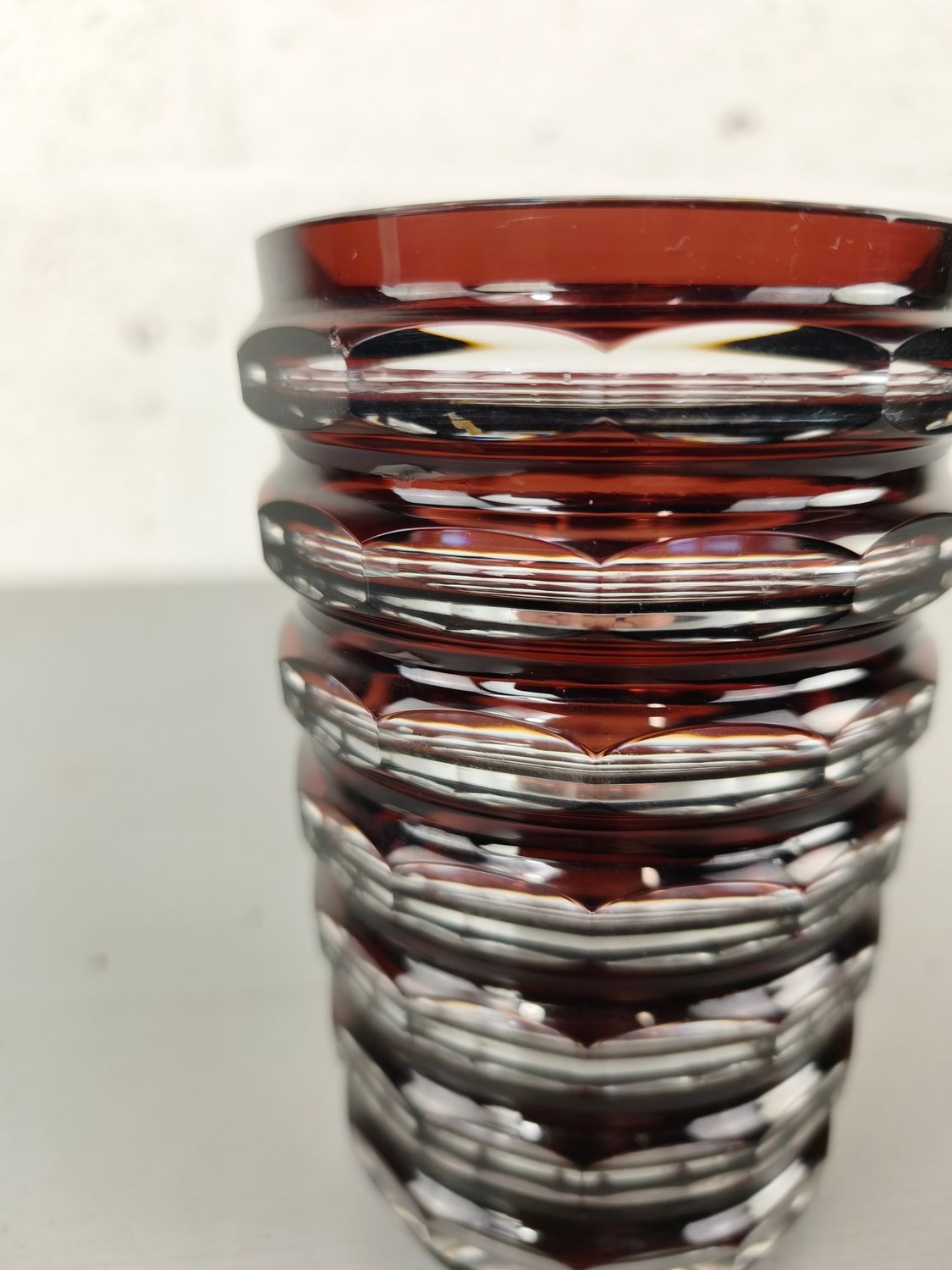 Val Saint Lambert art deco vase