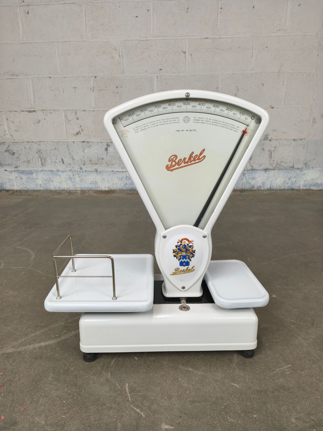 Large 1946 Berkel scale in new condition