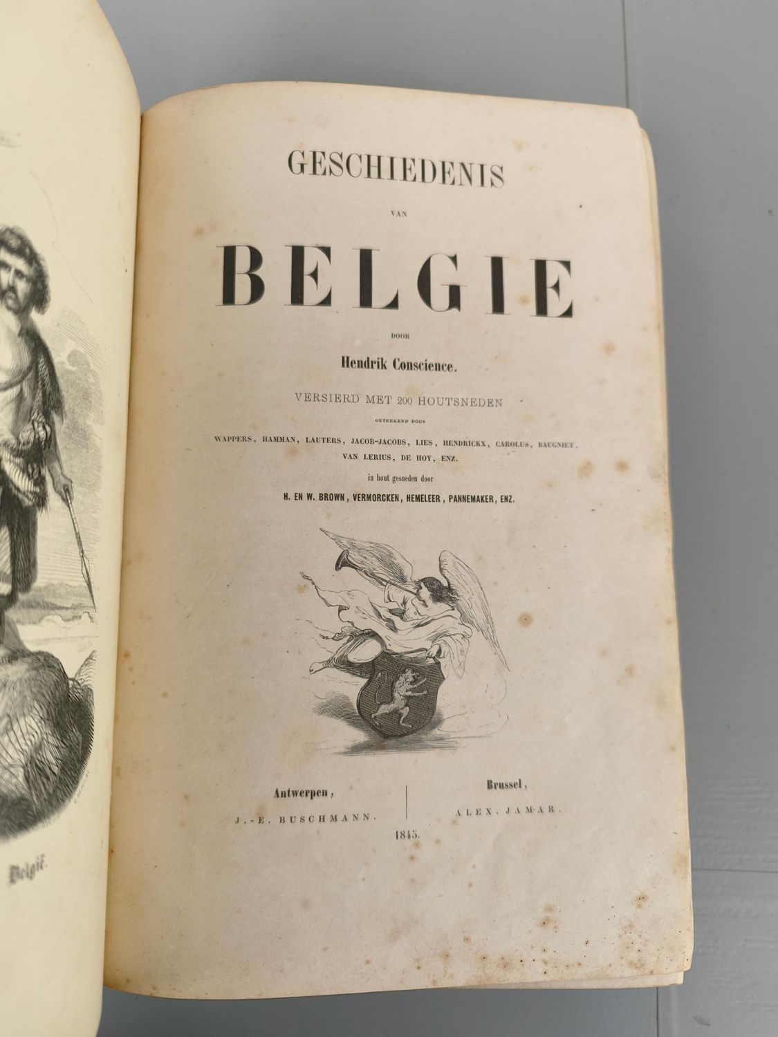 Boek - Geschiedenis van België - Hendrik Conscience - 1845
