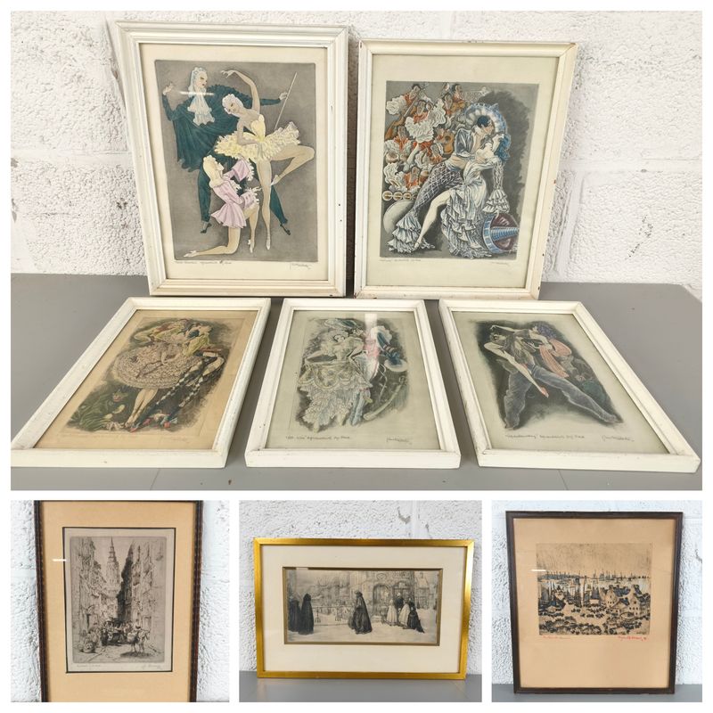 Etchings, engravings &amp; lithographs
