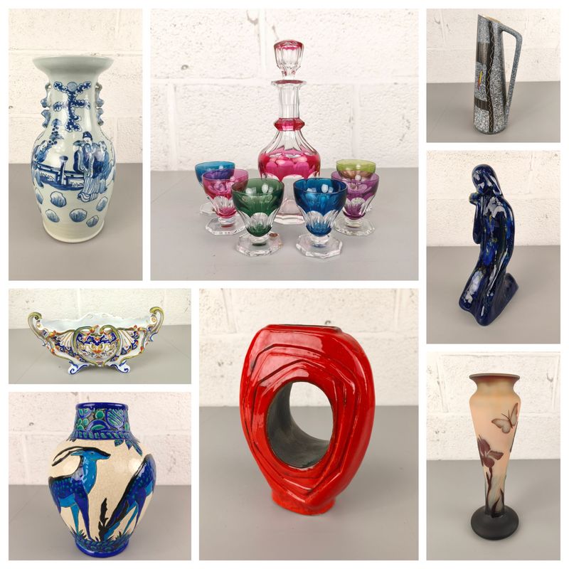 Glass, ceramics &amp; pottery