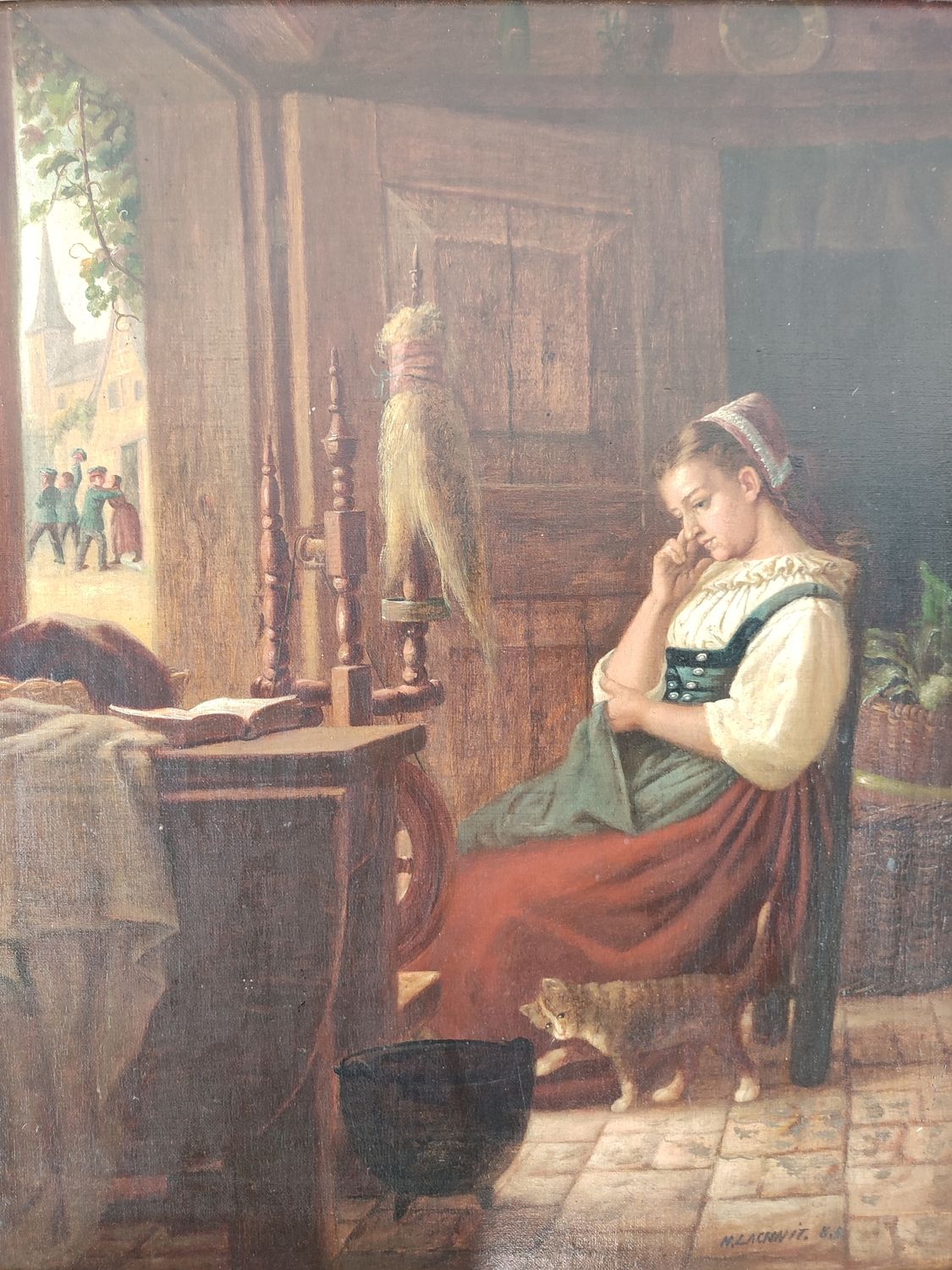 H. Lachnit 19th century painting