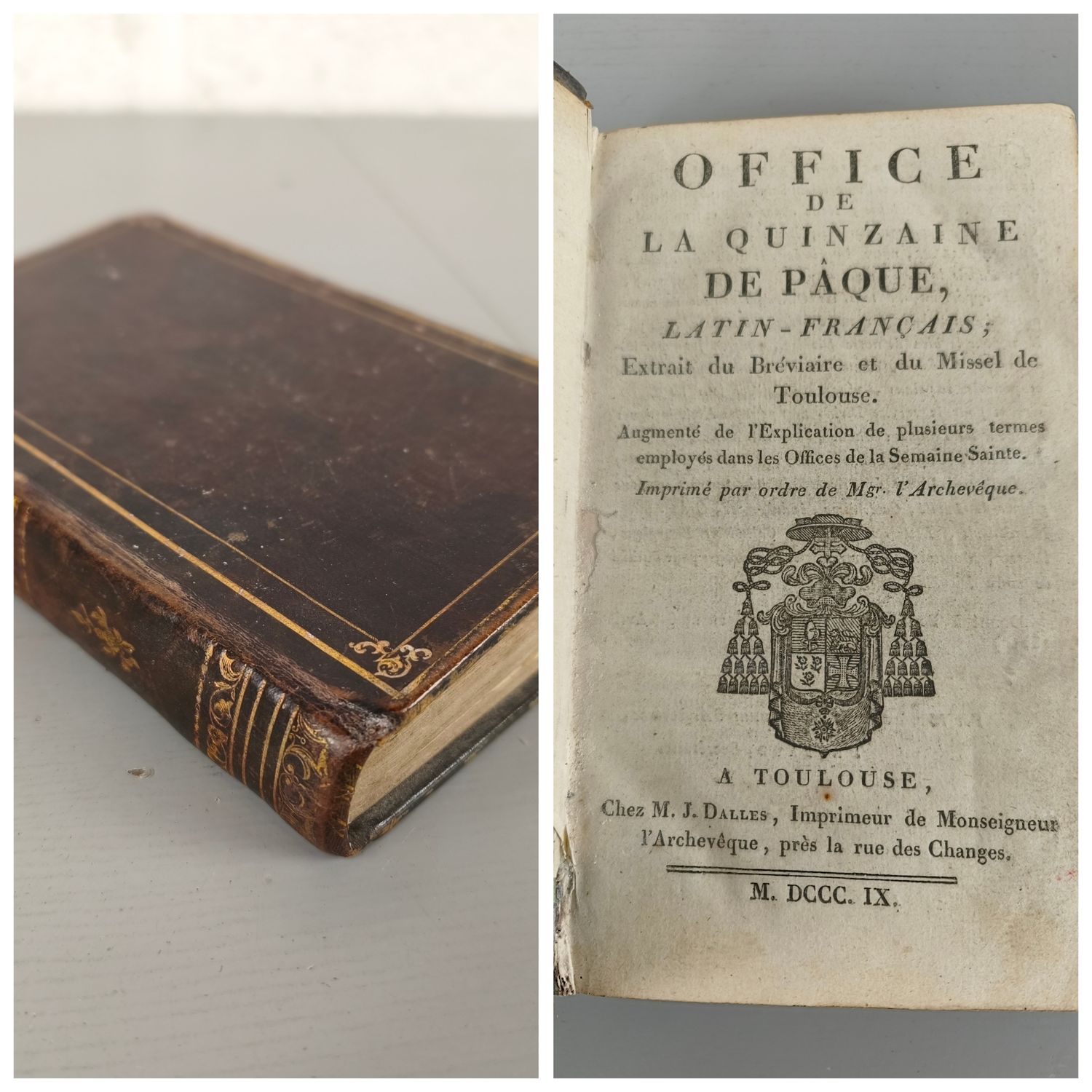 Boek - Office de la quinzaine de pâque - 1809