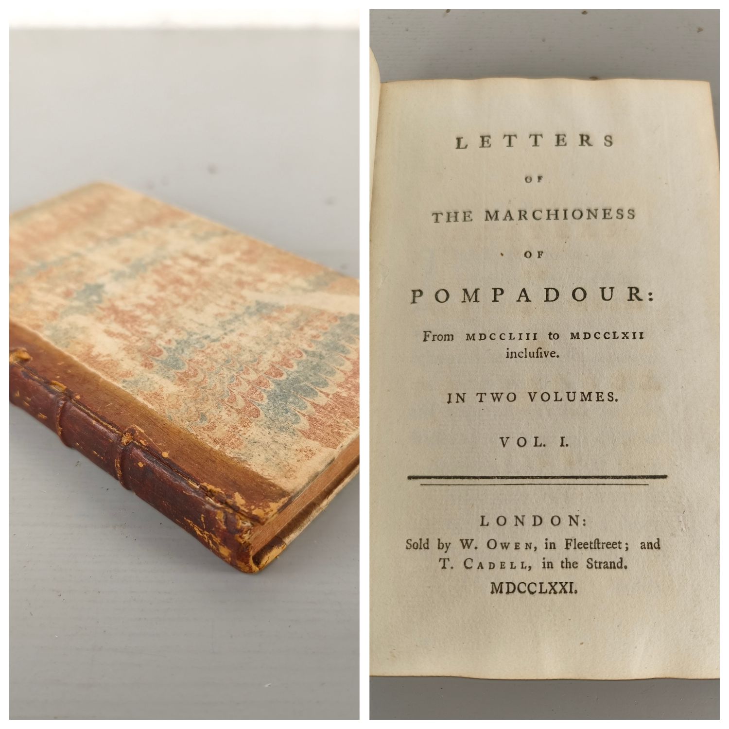 Boek - Letters of the marchioness of Pompadour - 1771