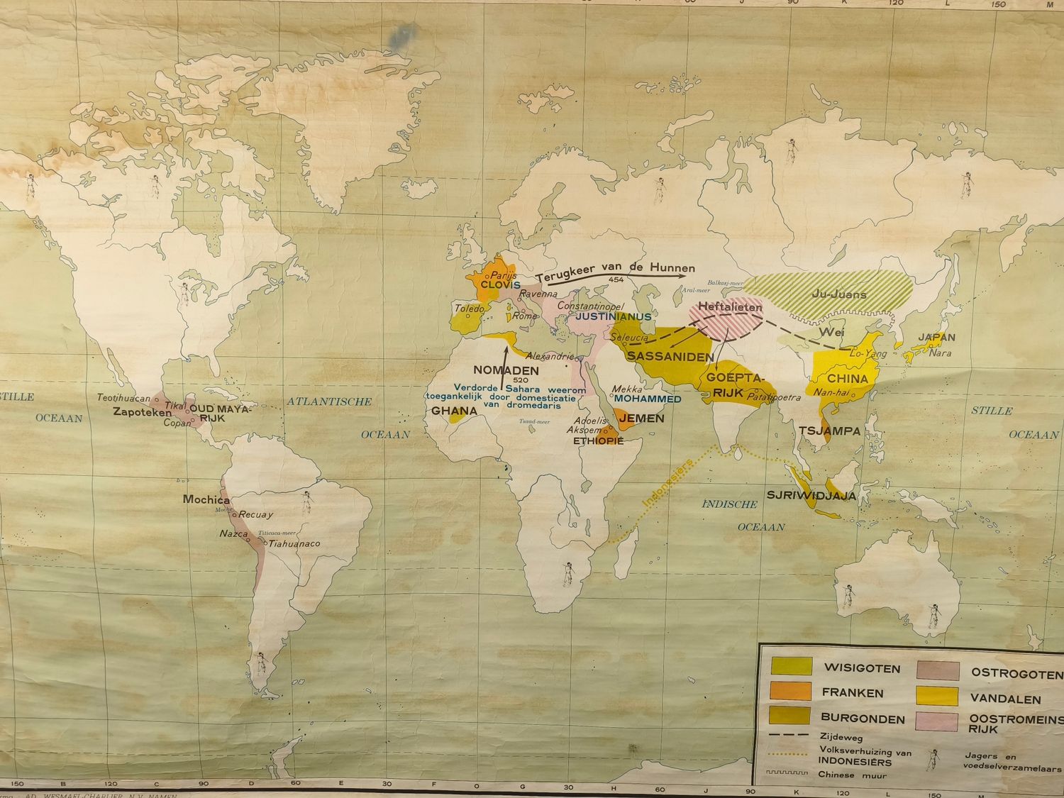 The world around 500