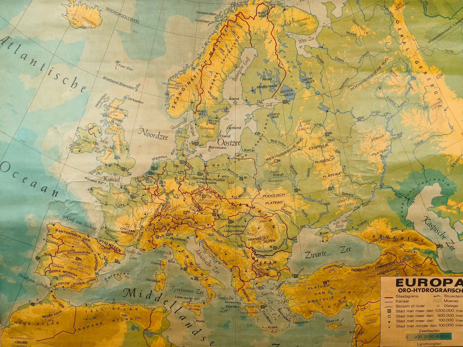 School map - Europe