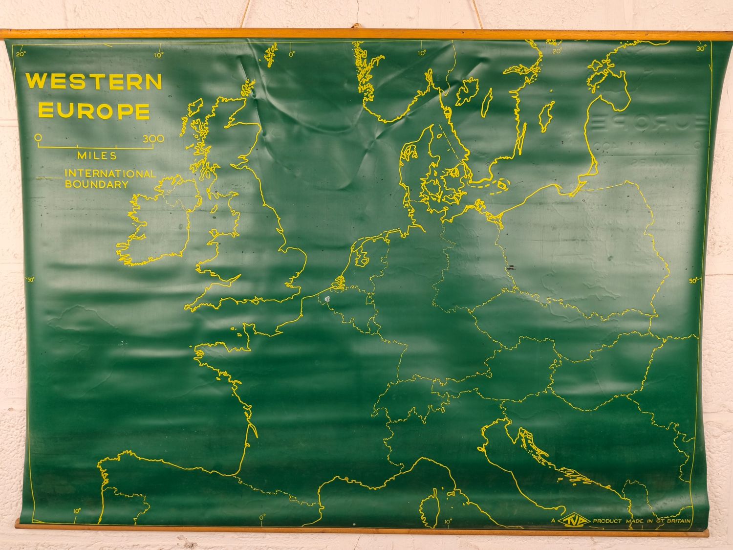 School map Western Europe
