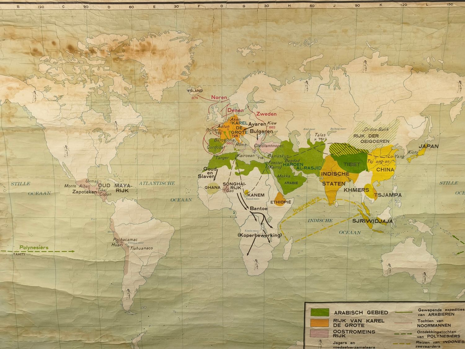 The world around 800
