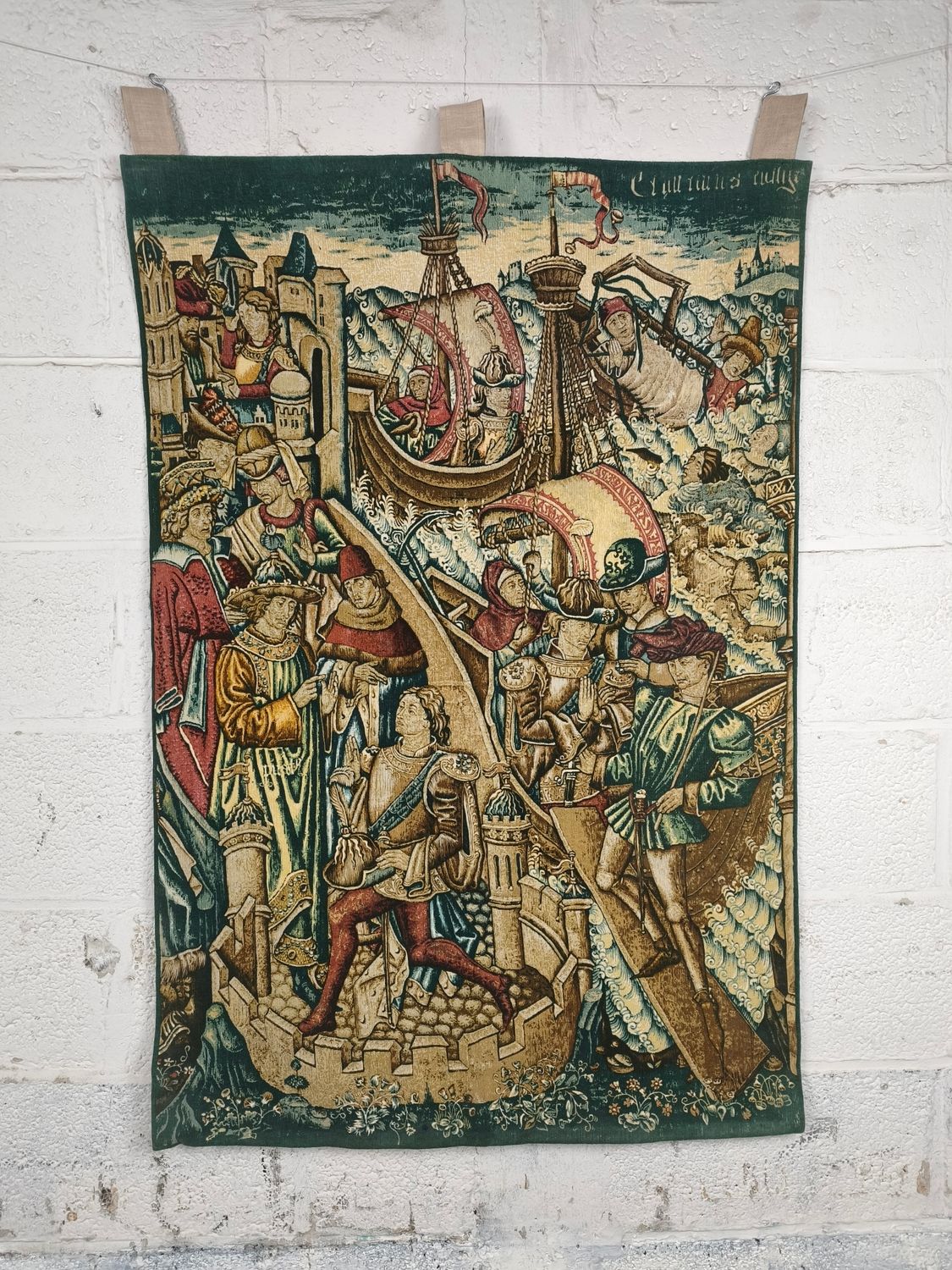 French tapestry reproduction 'the messenger'