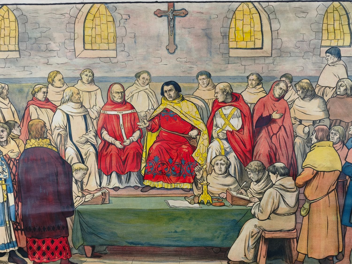 Old history school poster