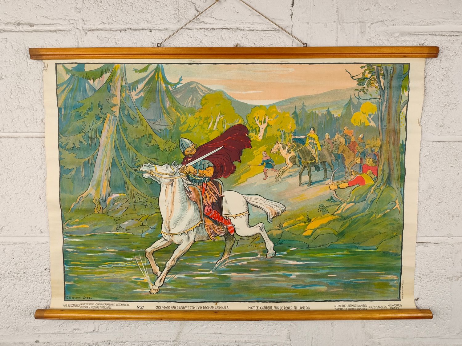 Old history school poster