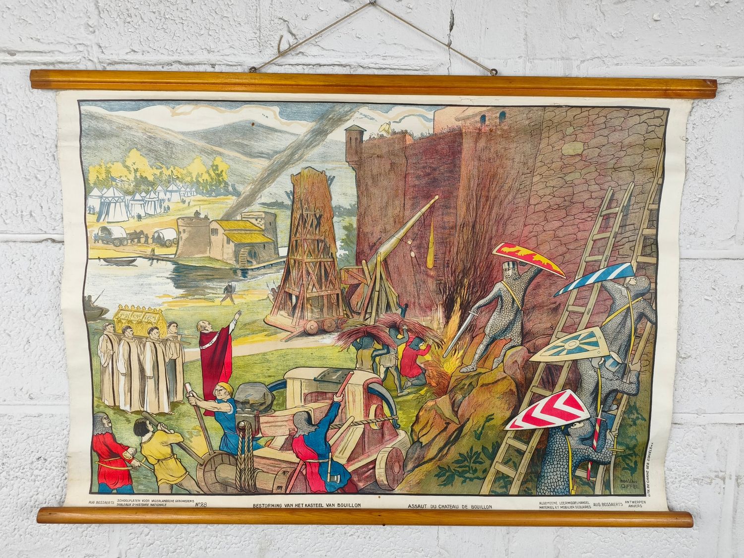 Old history school poster