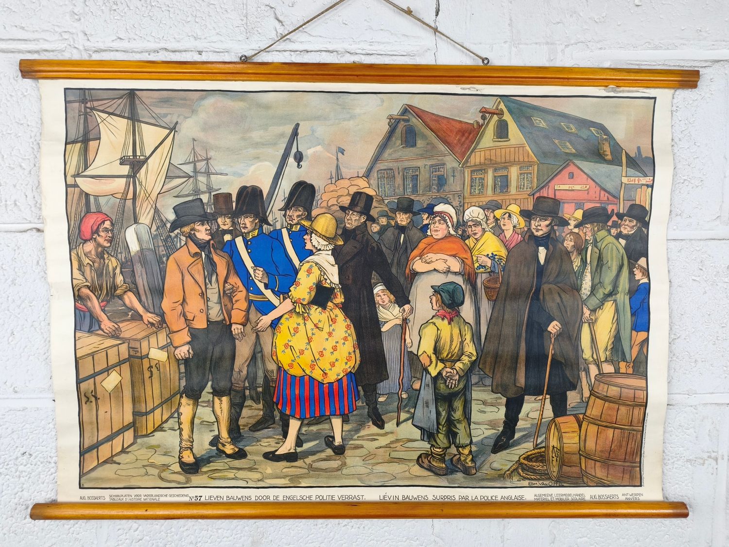 Old history school poster