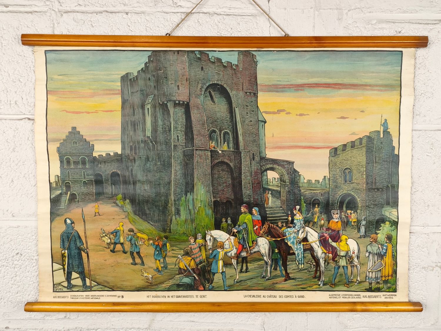 Old history school poster