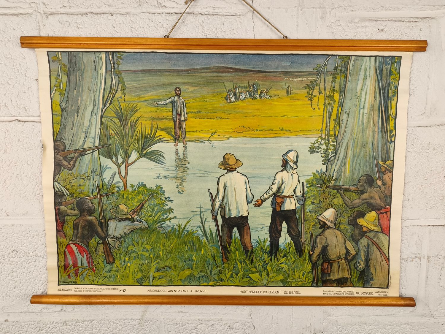 Old history school poster