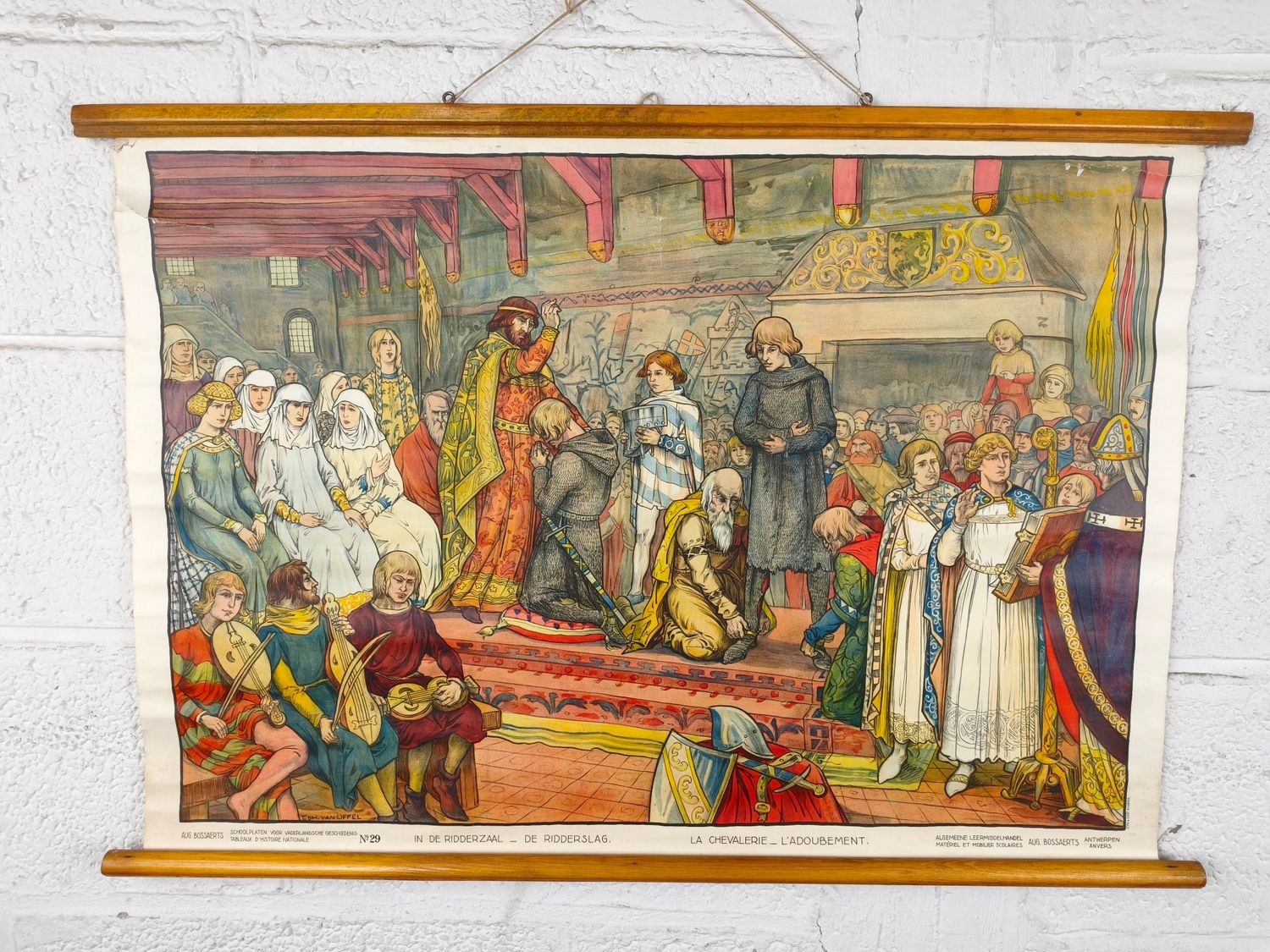 Old history school poster