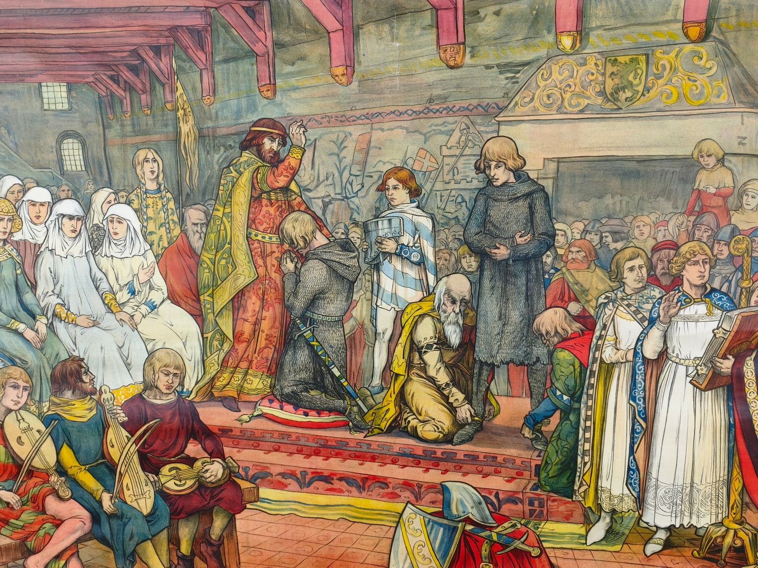 Old history school poster