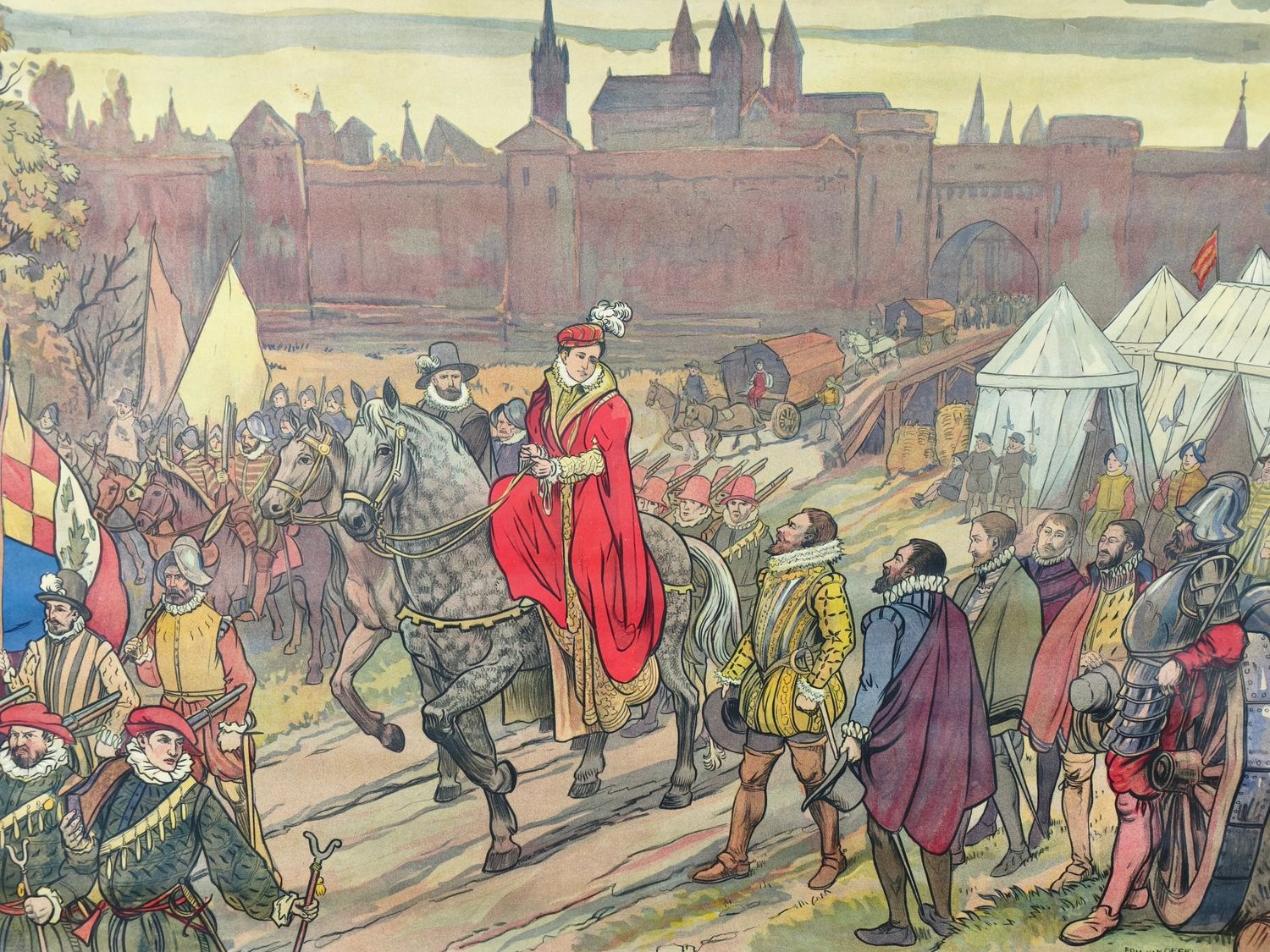 Old history school poster