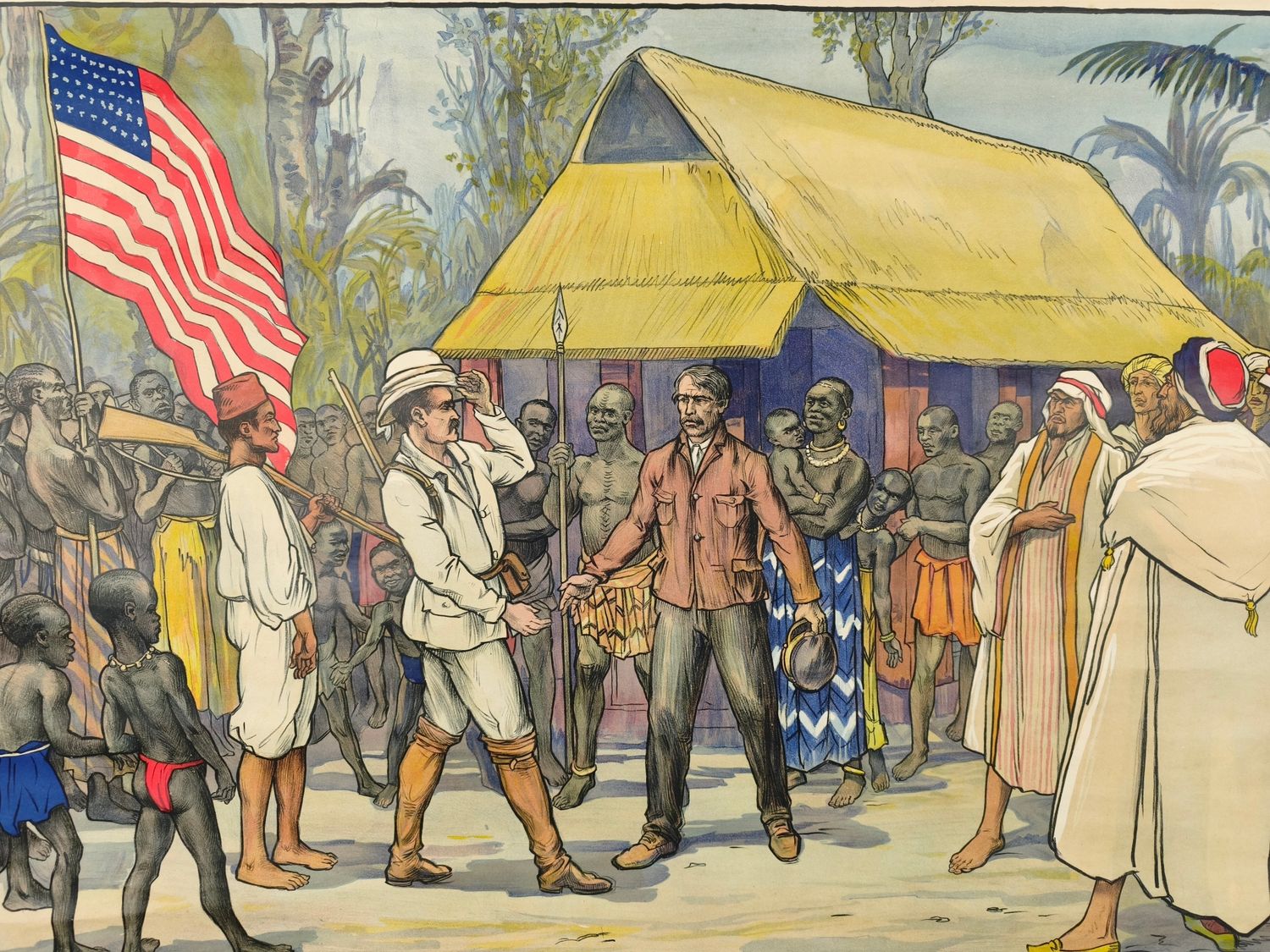 Old history school poster