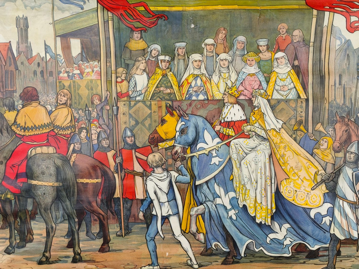 Old history school poster