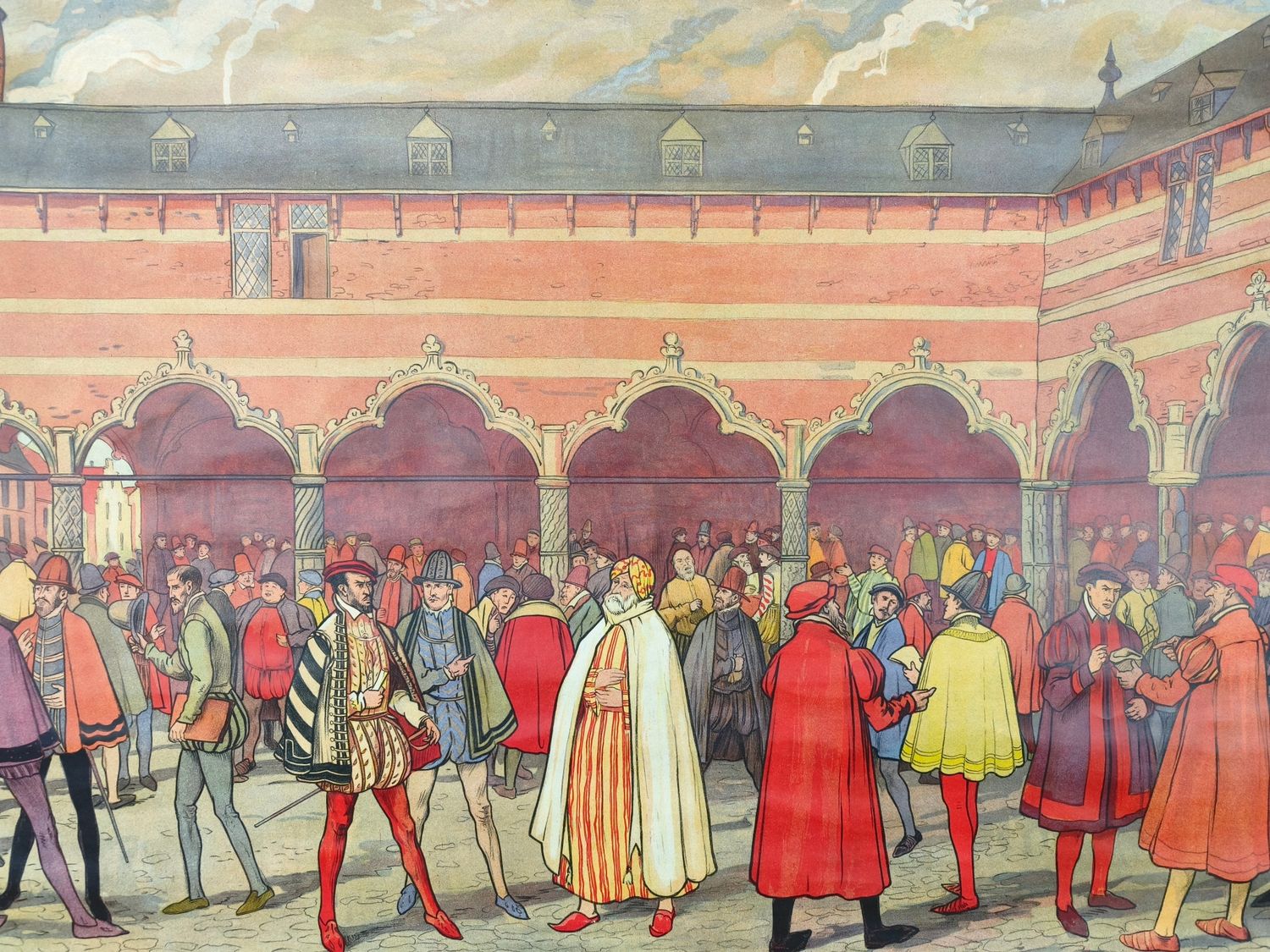Old history school poster