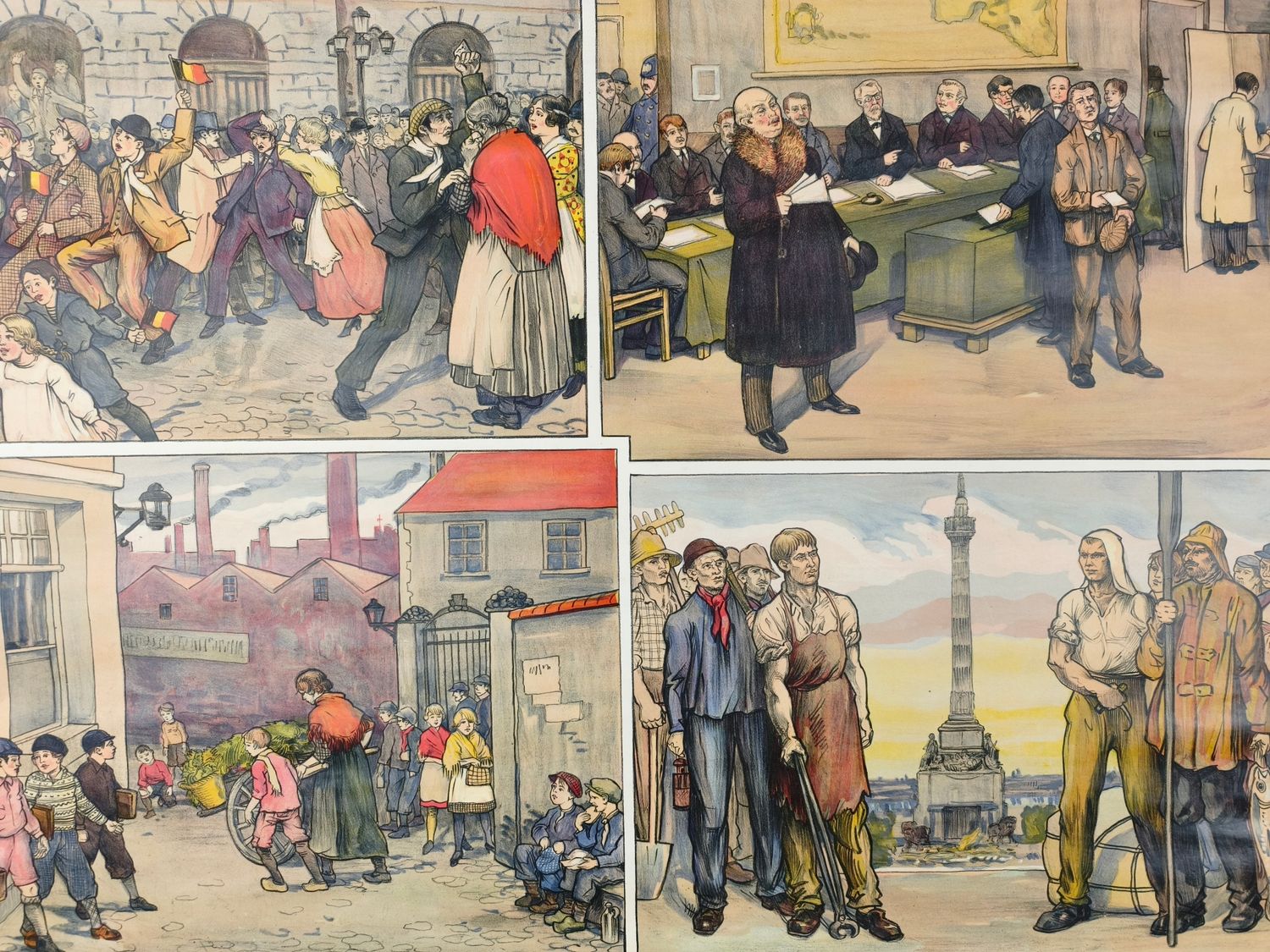 Old history school poster